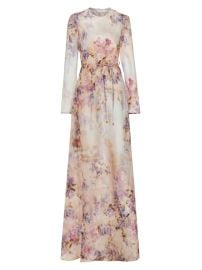 Shop Zimmermann Luminosity Floral Slip Gown at Saks Fifth Avenue