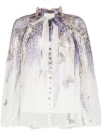 Shop Zimmermann Luminous floral print blouse with Express Delivery - at Farfetch