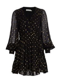 Shop Zimmermann Lurex Wrap Mini Dress at Saks Fifth Avenue