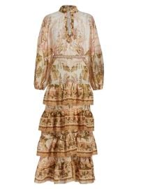 Shop Zimmermann Lyre Tiered Maxi Dress at Saks Fifth Avenue