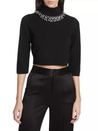 Shop Zimmermann Matchmaker High Neck Crop Blouse at Saks Fifth Avenue