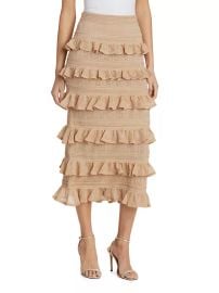 Shop Zimmermann Matchmaker Ruffled Midi-Skirt at Saks Fifth Avenue