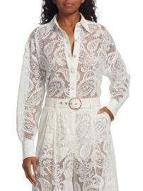 Shop Zimmermann Wonderland Lace Shirt at Saks Fifth Avenue