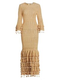 Shop Zimmermann Wonderland Tiered Knit Midi-Dress at Saks Fifth Avenue