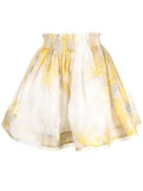 Shop Zimmermann tulle-overlay skirt with Express Delivery - at Farfetch