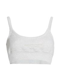 Shop alexanderwangt Sweatshirt Bra Top at Saks Fifth Avenue