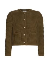 Shop bash Gaspard Pearl-Knitted Cardigan Saks Fifth Avenue at Saks Fifth Avenue