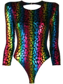 Shop black Faith Connexion rainbow print body with Express Delivery - at Farfetch