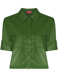 Shop green STAUD Rue boxy-fit shirt with Express Delivery - at Farfetch