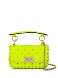 Shop green Valentino Garavani small Rockstud Spike crossbody bag with Express Delivery - at Farfetch