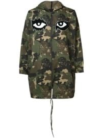 Shop green amp brown Haculla camouflage print coat with Express Delivery - at Farfetch