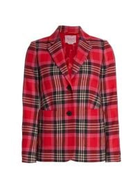 Shop kate spade new york Folge Wool-Blend Plaid Blazer at Saks Fifth Avenue