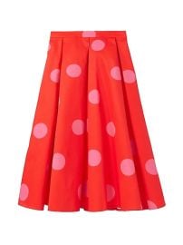 Shop kate spade new york Giant Dot Faille Skirt at Saks Fifth Avenue