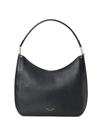 Shop kate spade new york Large Roulette Leather Hobo Bag at Saks Fifth Avenue