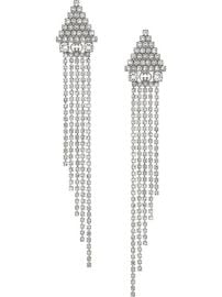 Shop metallic Gucci Metal earrings with crystals with Express Delivery - at Farfetch