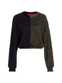 Shop nphilanthropy Ronan Half Camo Colorblock Sweatshirt at Saks Fifth Avenue