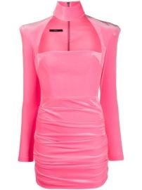 Shop pink Alex Perry Ashton ruched mini dress with Express Delivery - at Farfetch