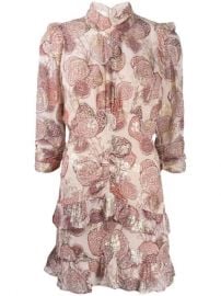 Shop pink amp gold BaampSh metallic-effect Hydra dress with Express Delivery - at Farfetch