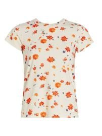 Shop rag  bone Cotton Floral T-Shirt at Saks Fifth Avenue