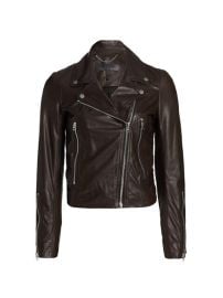 Shop rag  bone Mack Leather Jacket at Saks Fifth Avenue