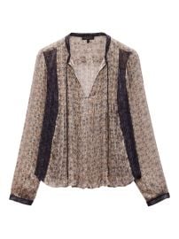 Shop rag bone Amaris Floral Peasant Top at Saks Fifth Avenue