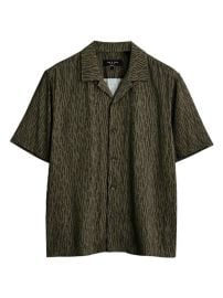 Shop rag bone Icon Printed Avery Camp Shirt at Saks Fifth Avenue