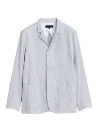 Shop rag bone Linden Pinstriped Seersucker Three-Button Blazer at Saks Fifth Avenue