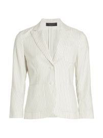 Shop rag bone Nancy Striped Single-Breasted Blazer at Saks Fifth Avenue