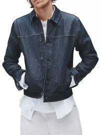 Shop rag bone Owen Trucker Denim Jacket at Saks Fifth Avenue