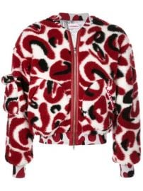 Shop red amp white Charles Jeffrey Loverboy Monster Jacquard jacket with Express Delivery - at Farfetch