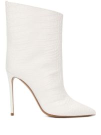 Shop white Alexandre Vauthier Alex crocodile-effect boots with Express Delivery - at Farfetch