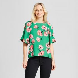 Short Exaggerated Sleeve Blouse by Target at Target