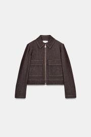 Short Jacket With Flap Pockets at Zara