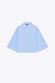 Short Oxford Shirt at Zara