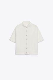 Short Sleeve Cardigan at Zara