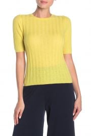 Short Sleeve Cashmere Blend Top by Vince at Nordstrom Rack