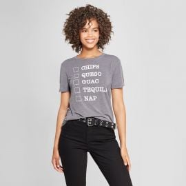 Short Sleeve Chips, Queso, Guac, Tequila, Nap Graphic T-Shirt by Target at Target