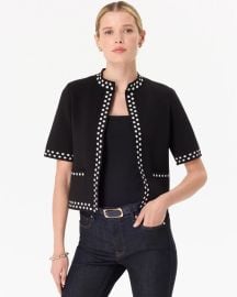 Short Sleeve Knit Cardigan White House Black Market at White House Black Market