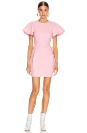 Short Sleeve Mini Dress by Alexander McQueen at Forward