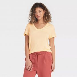 Short Sleeve Scoop Neck T-Shirt at Target