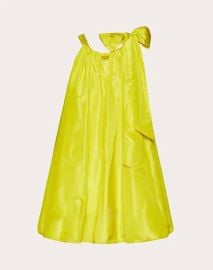 Short Washed Taffeta Dress by Valentino at Valentino