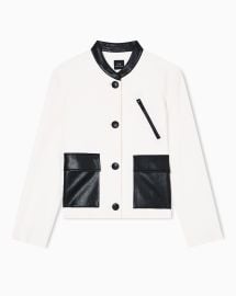 Short jacket in structured fabric | Armani Exchange at Armani