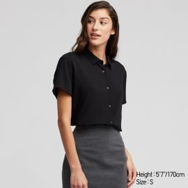 Short sleeve blouse at Uniqlo