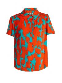 Short-sleeved Eylan-print stretch-silk shirt at Matches