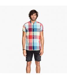 Short-sleeved Poplin Shirt at H&M