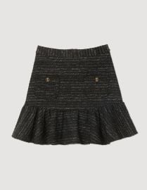 Short tweed ruffled skirt - Skirts Paris at Sandro