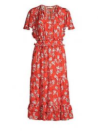 Shoshanna - Mercerie Floral Silk Dress at Saks Fifth Avenue