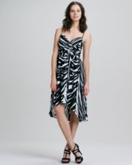 Shoshanna Alicia Spring Striped High-Low Maxi Dress at Neiman Marcus