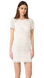 Shoshanna Geo Floral Lace Dress at Shopbop