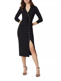 Shoshanna James Gathered Jersey Midi Dress at Saks Fifth Avenue